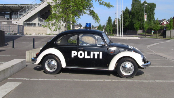 Norwegian police car and copper...